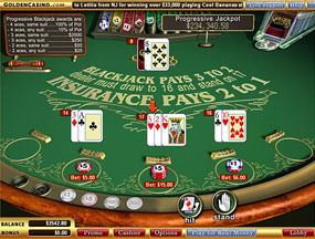 What does taking insurance mean in blackjack